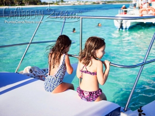 Kids on Catamaran