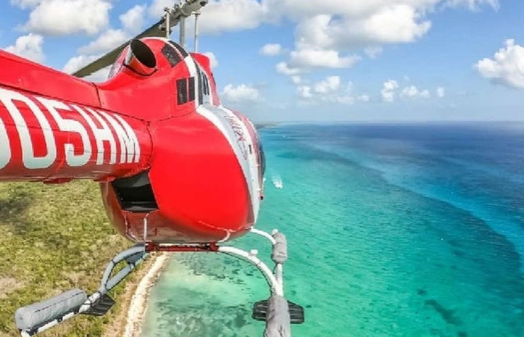 Isla Saona en helicóptero